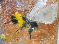 Encaustic on Wood by ​Kathleen Thorsen