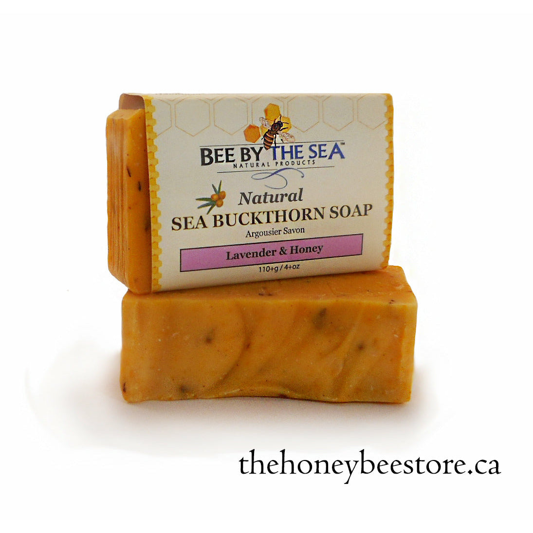 Bee by The Sea Canada - Sea Buckthorn Soap Lavender Honey