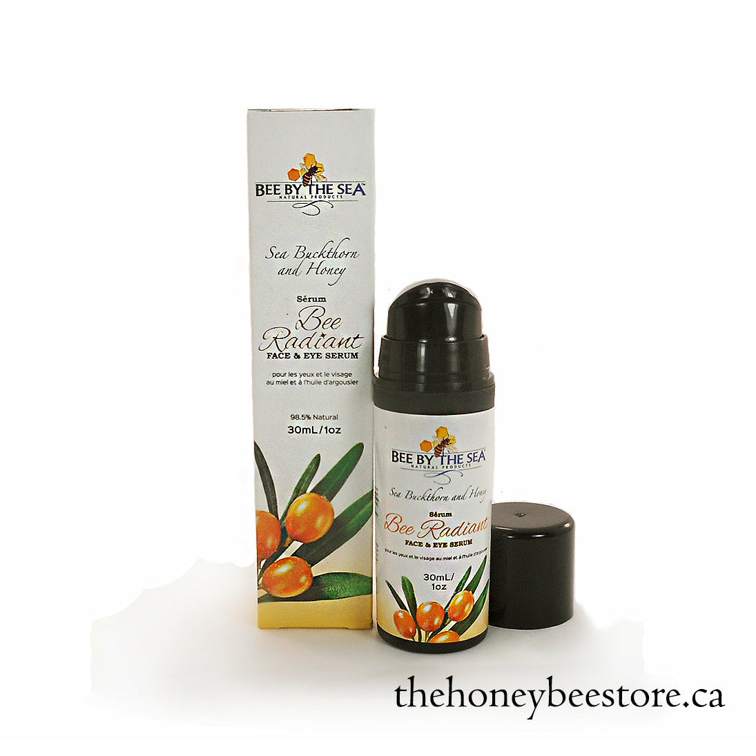 FACE & EYE SERUM with HONEY & SEA BUCKTHORN, 30 ml