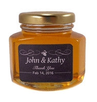 Honey Wedding Favours Canada, Ontario. 140g jar.