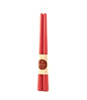 BEESWAX  - 12 Inch TAPER PAIR RED