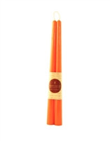 BEESWAX  - 12 Inch TAPER PAIR TANGERINE