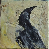 Three Crows, triptych by â€‹Kathleen Thorsen