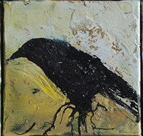 Three Crows, triptych by â€‹Kathleen Thorsen