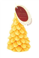 Beeswax Natural Yule Tree candle