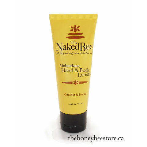 NAKED BEE COCONUT & HONEY MOISTURIZING BODY LOTION 2.25oz