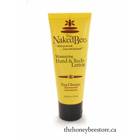 NAKED BEE NAG CHAMPA MOISTURIZING BODY LOTION 2.25oz