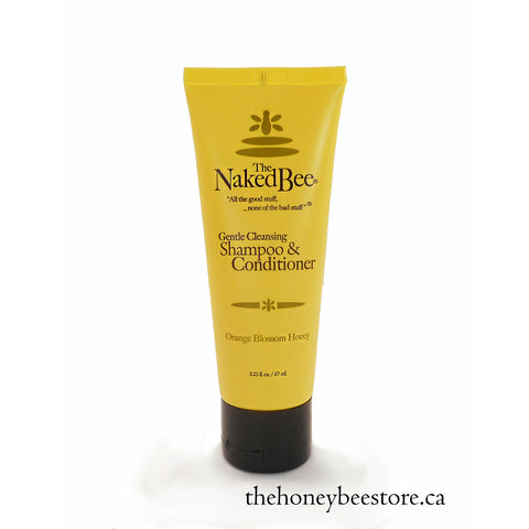 THE NAKED BEE SHAMPOO & CONDITIONER, 2.25 oz